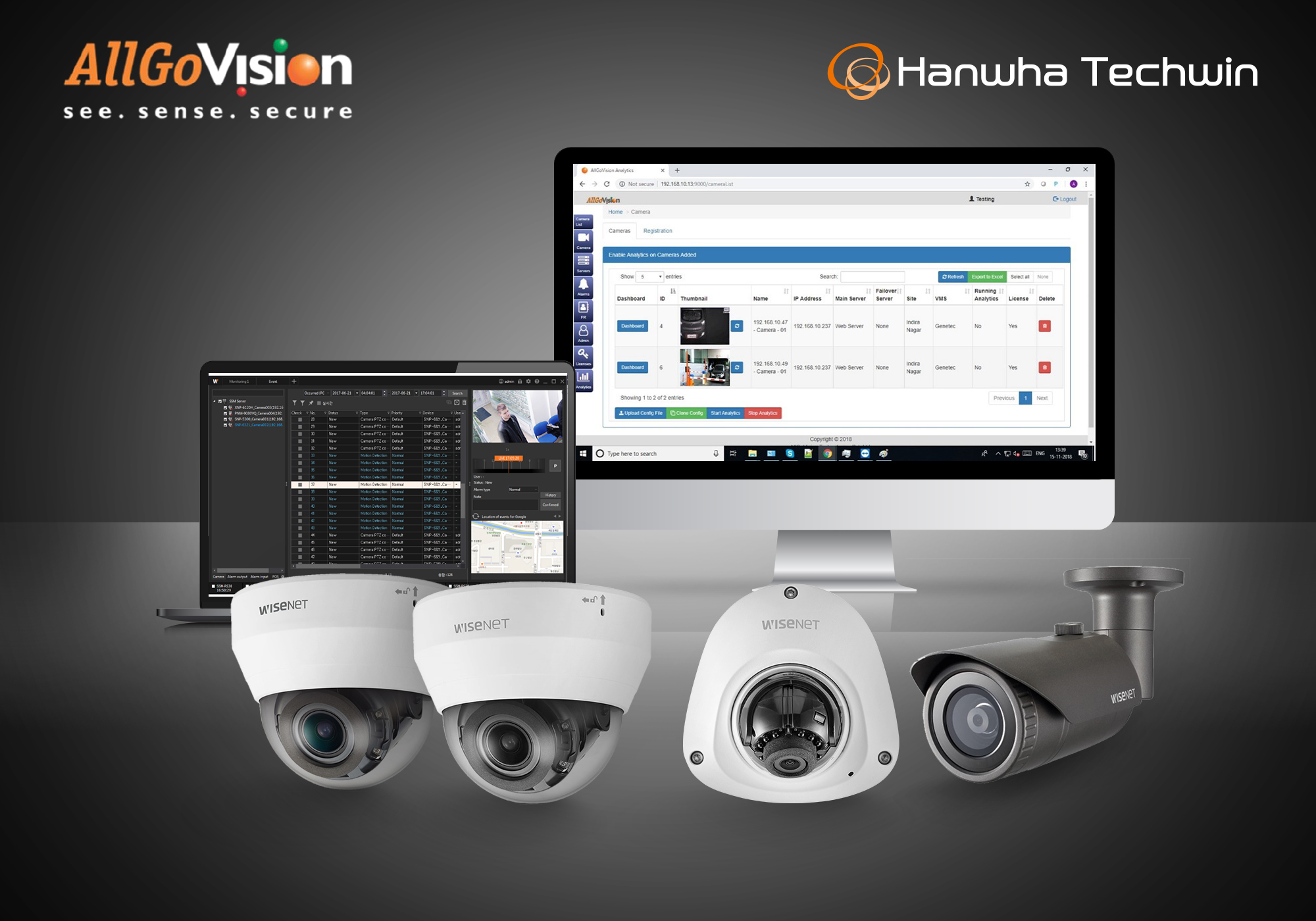 “AllGoVision’s Video Analytics Integrates with Hanwha Techwin’s Wisenet Cameras” Thumbnail